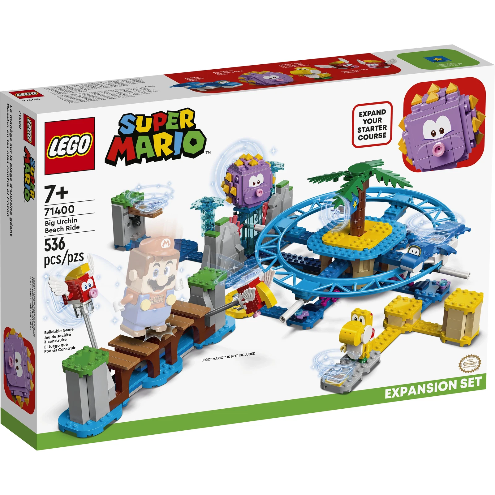 LEGO® Super Mario™ Ensemble d'extension La plage du Maxi-Oursin 71400 (1/15) LEGO® Super Mario™ Ensemble d'extension La plage du Maxi-Oursin 71400 (1/15)