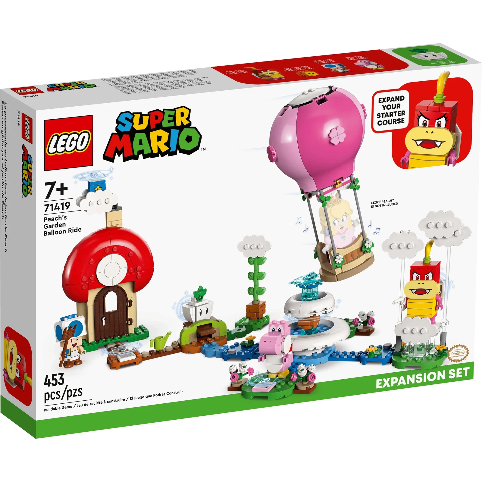 特価ブランド Peach's LEGO® Garden 71419 Set Expansion Ride Balloon Nintendo Switch