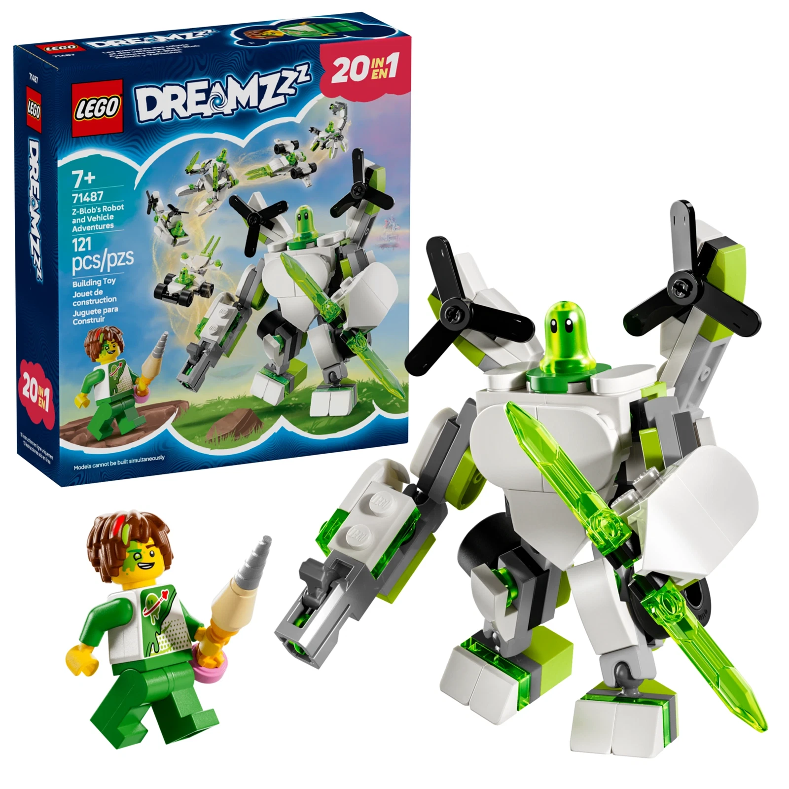 LEGO® DREAMZzz Z-Blob's Roboter- und Fahrzeugabenteuer 71487 (1/9) LEGO® DREAMZzz Z-Blob's Roboter- und Fahrzeugabenteuer 71487 (1/9)