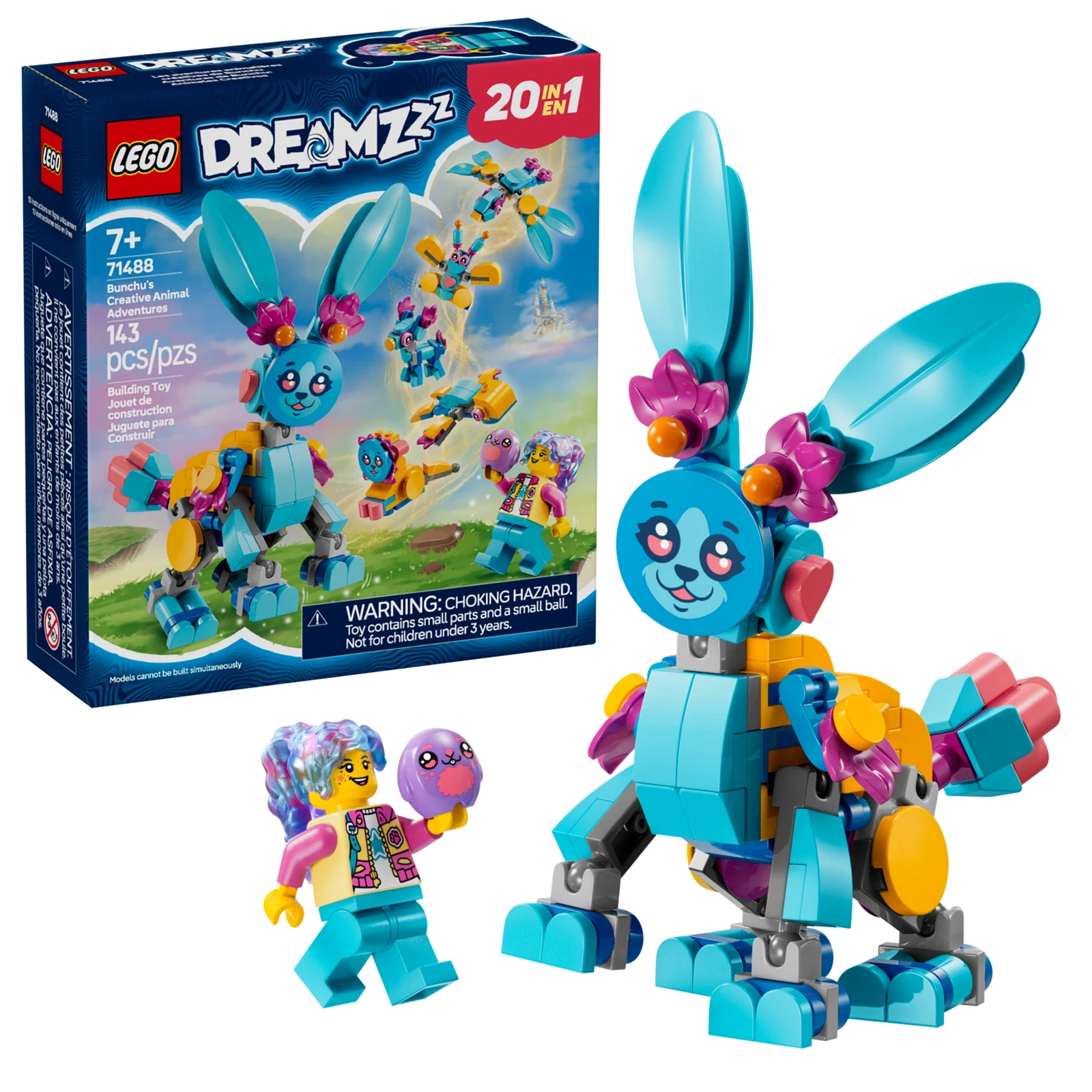 LEGO® DREAMZzz Aventures de Bunchu: animaux créatifs 71488 (1/8) LEGO® DREAMZzz Aventures de Bunchu: animaux créatifs 71488 (1/8)