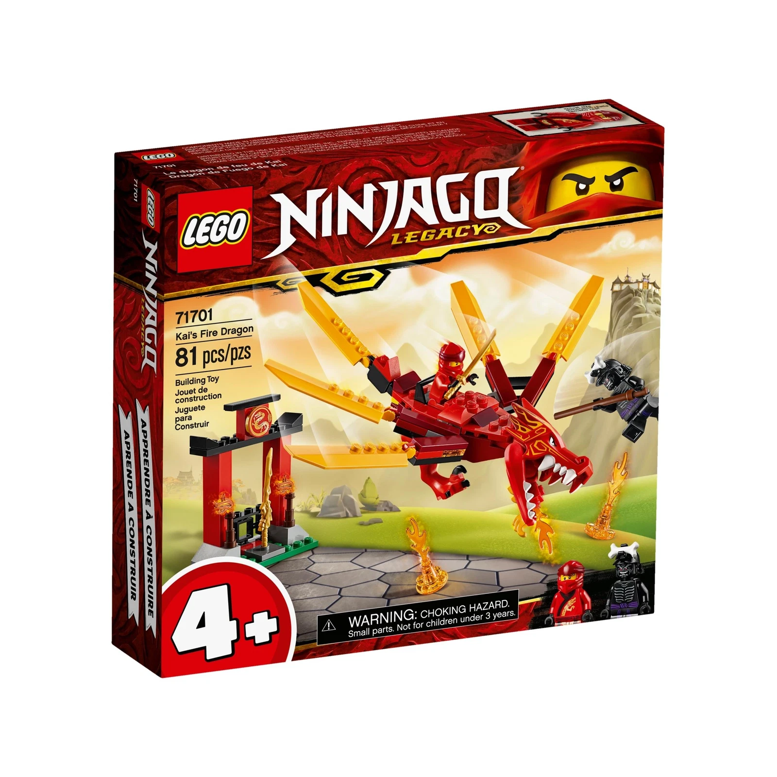 LEGO® NINJAGO Kai's Fire Dragon 71701 (1/6) LEGO® NINJAGO Kai's Fire Dragon 71701 (1/6)