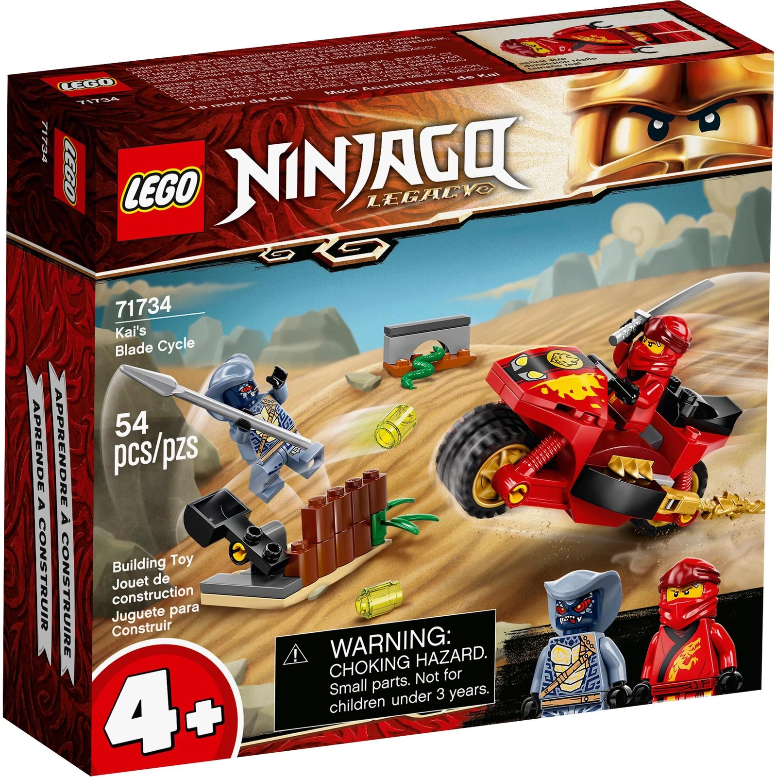 LEGO® NINJAGO Kai's Blade Cycle 71734 (1/11) LEGO® NINJAGO Kai's Blade Cycle 71734 (1/11)