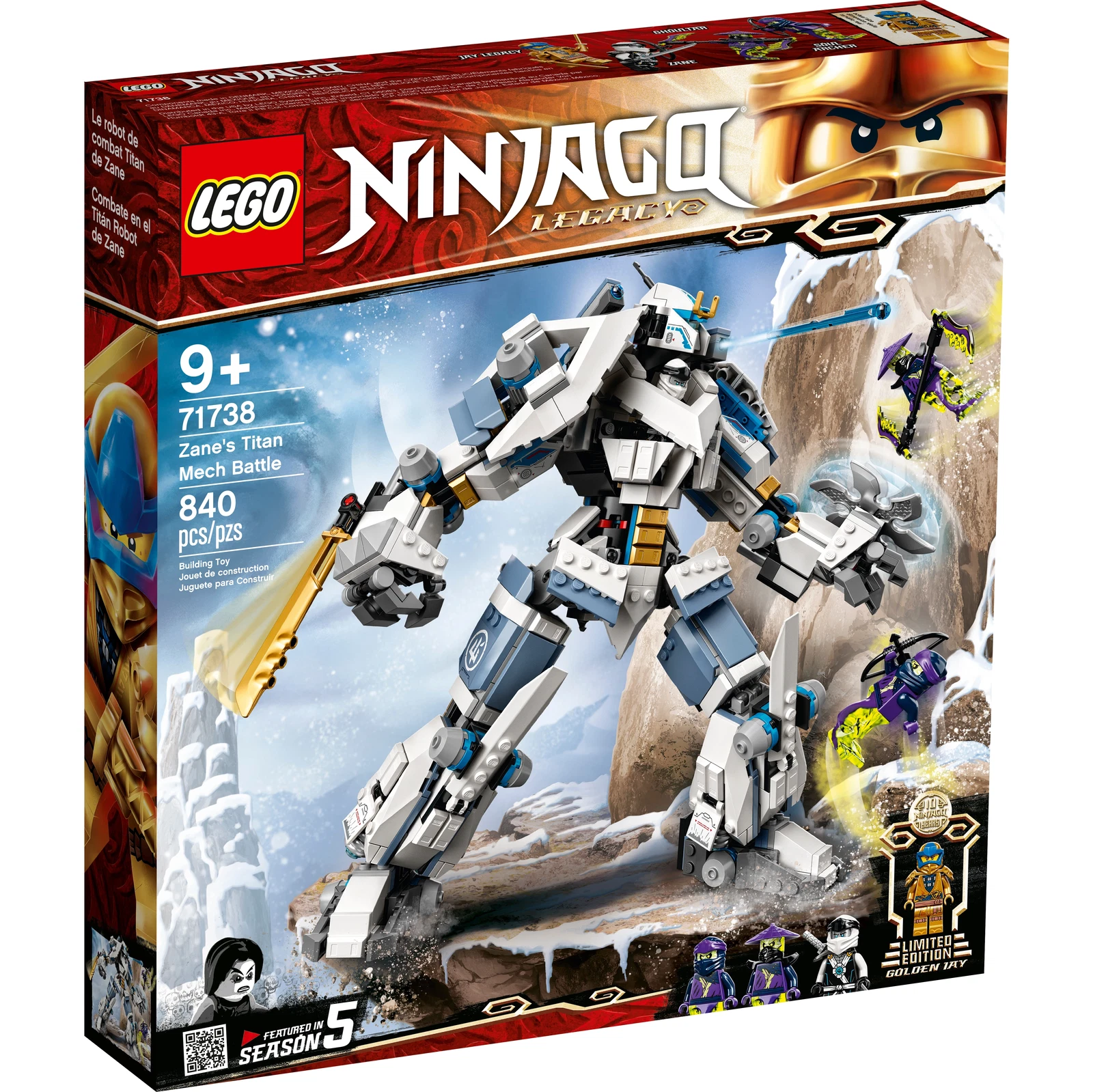LEGO Ninjago Ninja Zane's Titan Mech Battle 71738 | eBay