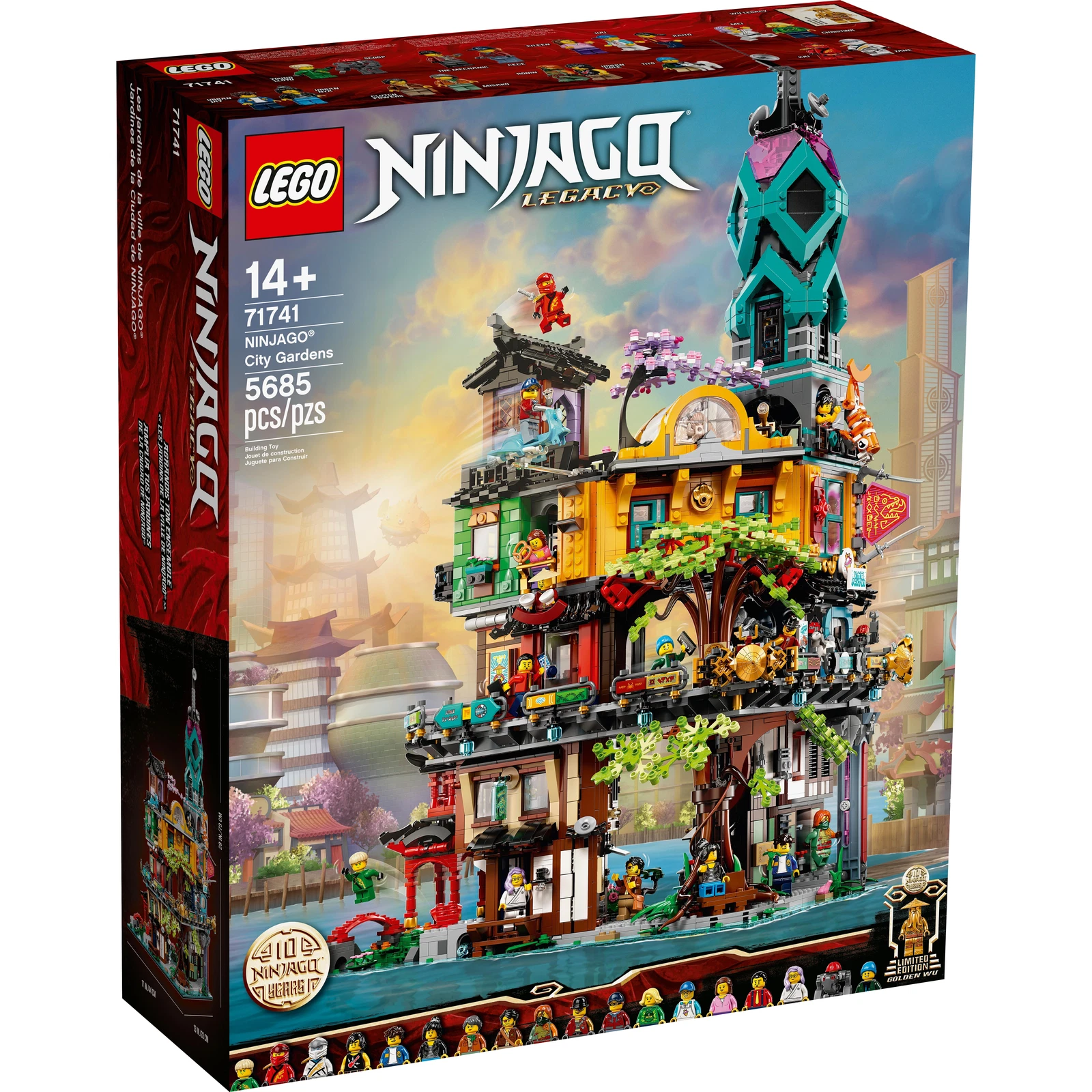LEGO® Les jardins de la ville de NINJAGO 71741 | 🇫🇷 Comparaison
