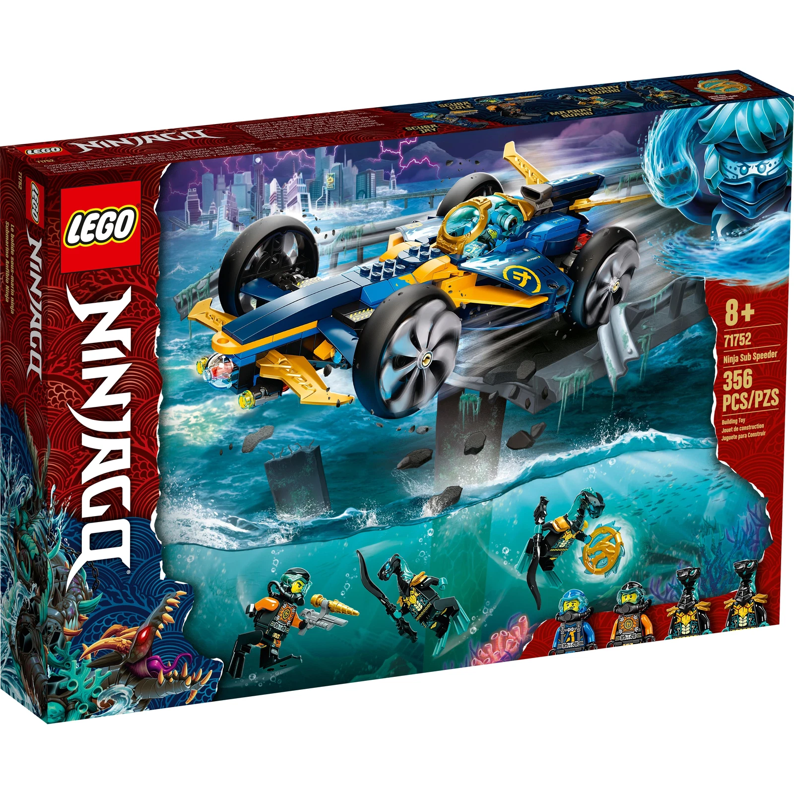 けーご　804045 LEGO® Ninja Sub Speeder 71752 | 🇺🇸 Price Comparison