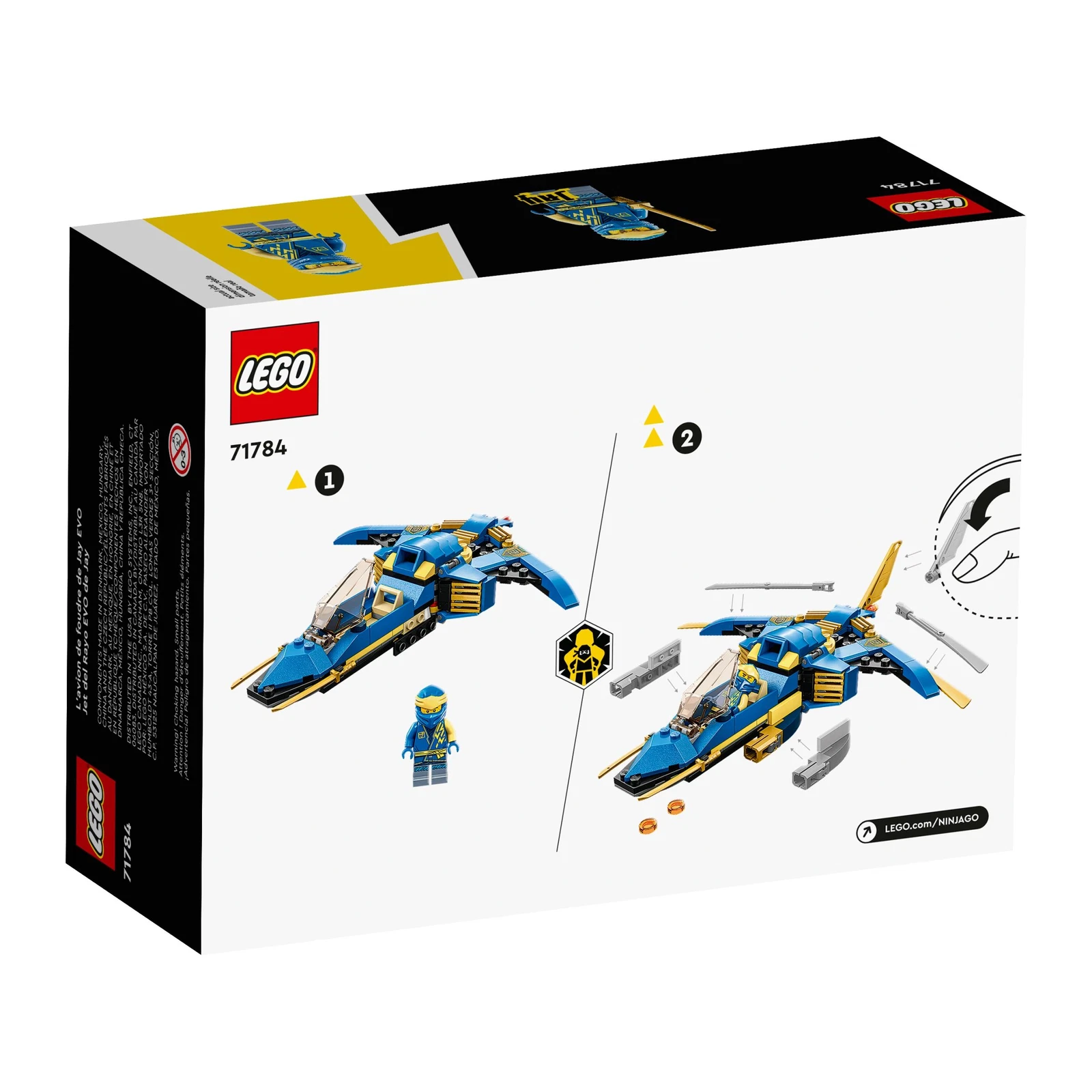 LEGO® 71784 Jay's Lightning Jet EVO – market value $10.78