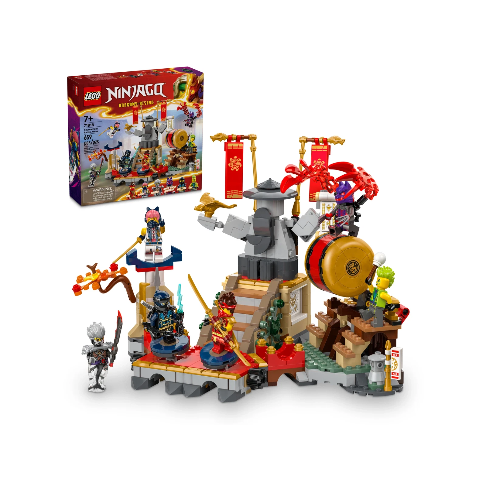 LEGO® NINJAGO® L'arène de combat du tournoi 71818 (1/10) LEGO® NINJAGO® L'arène de combat du tournoi 71818 (1/10)