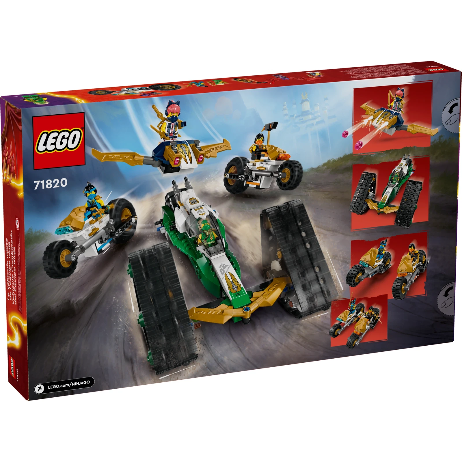 LEGO® Ninja Team Combo Vehicle 71820 | 🇺🇸 Price Comparison