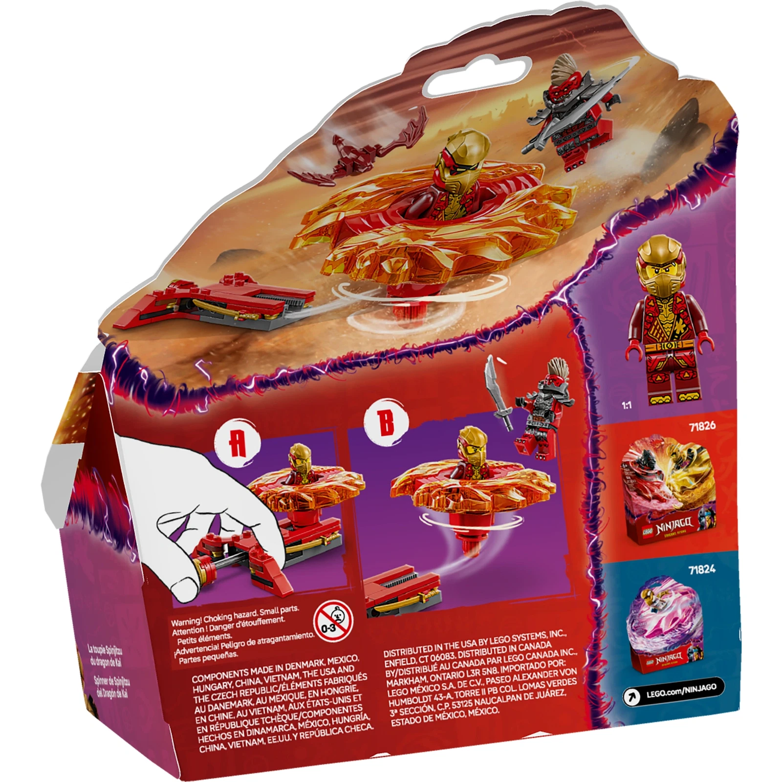 LEGO® 71823 Kai's Dragon Spinjitzu Spinner – market value $7.96