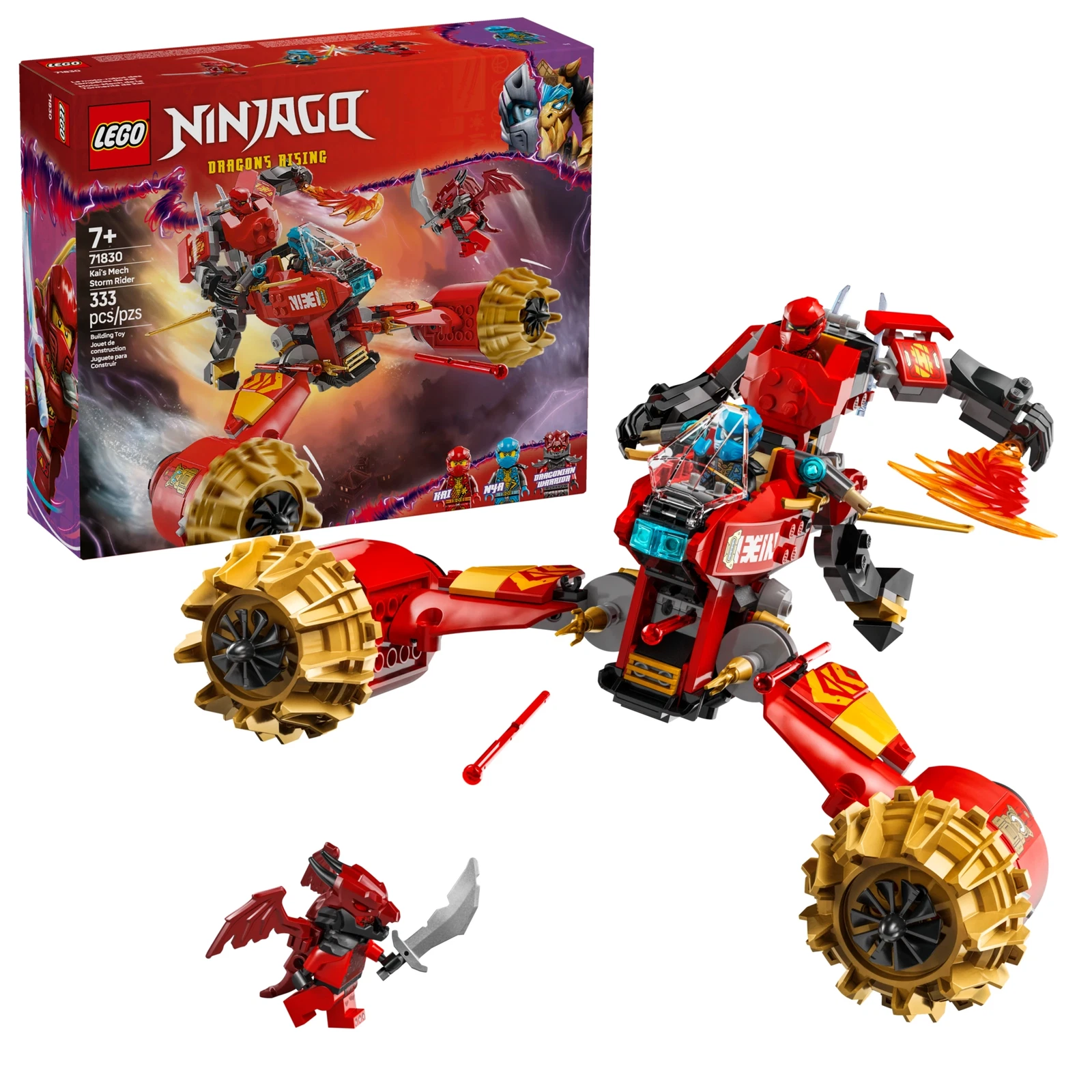 LEGO® NINJAGO Kai's Mech Storm Rider 71830 (1/10) LEGO® NINJAGO Kai's Mech Storm Rider 71830 (1/10)