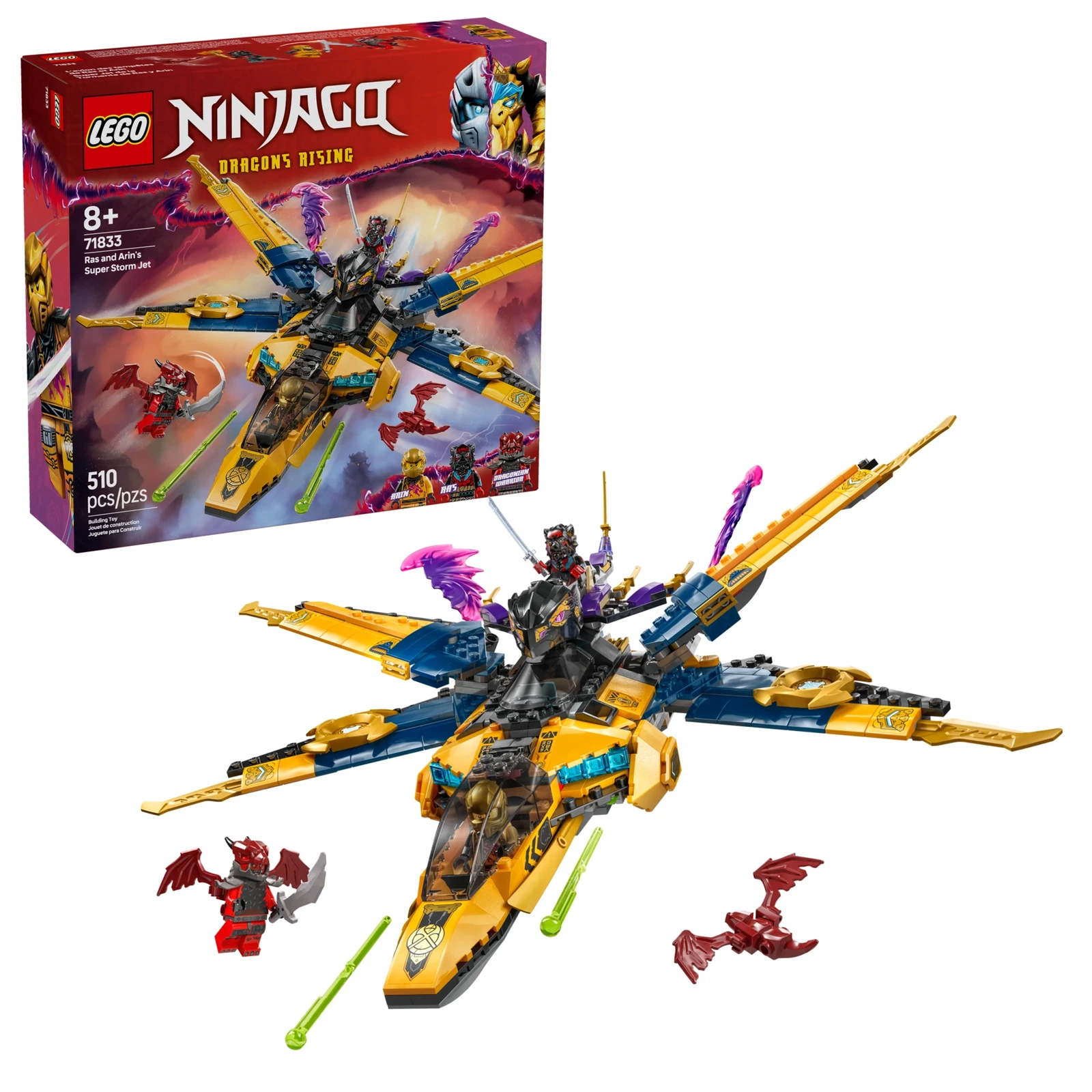 マーサ LEGO® NINJAGO® Ras and Arin's Super Storm Jet – 71833 – LEGOLAND