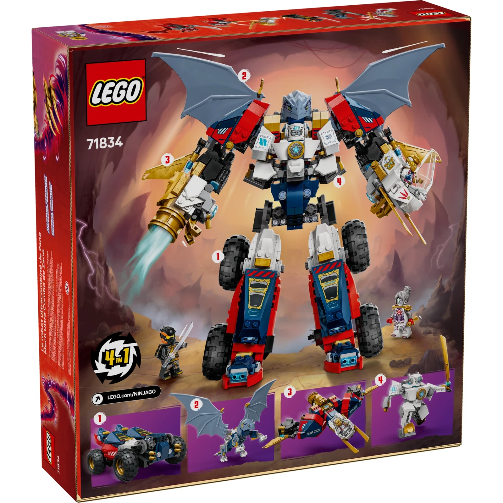 LEGO® Zane's Ultra Combiner Mech 71834 | 🇺🇸 Price Comparison