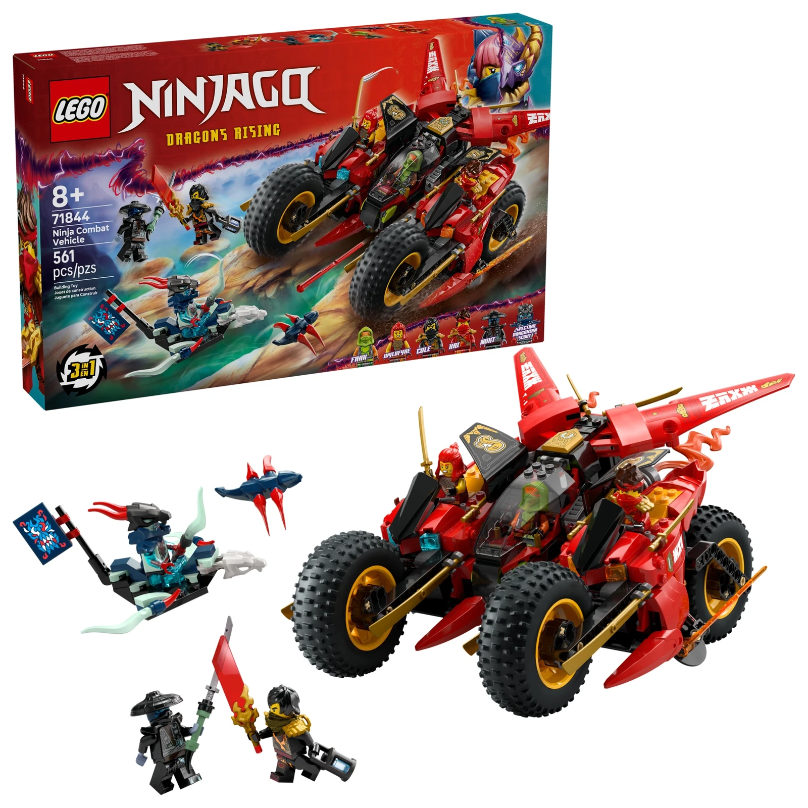 LEGO® NINJAGO® Ninja-Actionflitzer 71844 (1/11) LEGO® NINJAGO® Ninja-Actionflitzer 71844 (1/11)