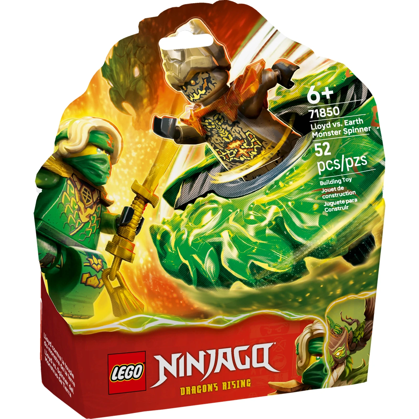 LEGO® NINJAGO® Lloyd contre la toupie du monstre de la Terre 71850 (1/8) LEGO® NINJAGO® Lloyd contre la toupie du monstre de la Terre 71850 (1/8)