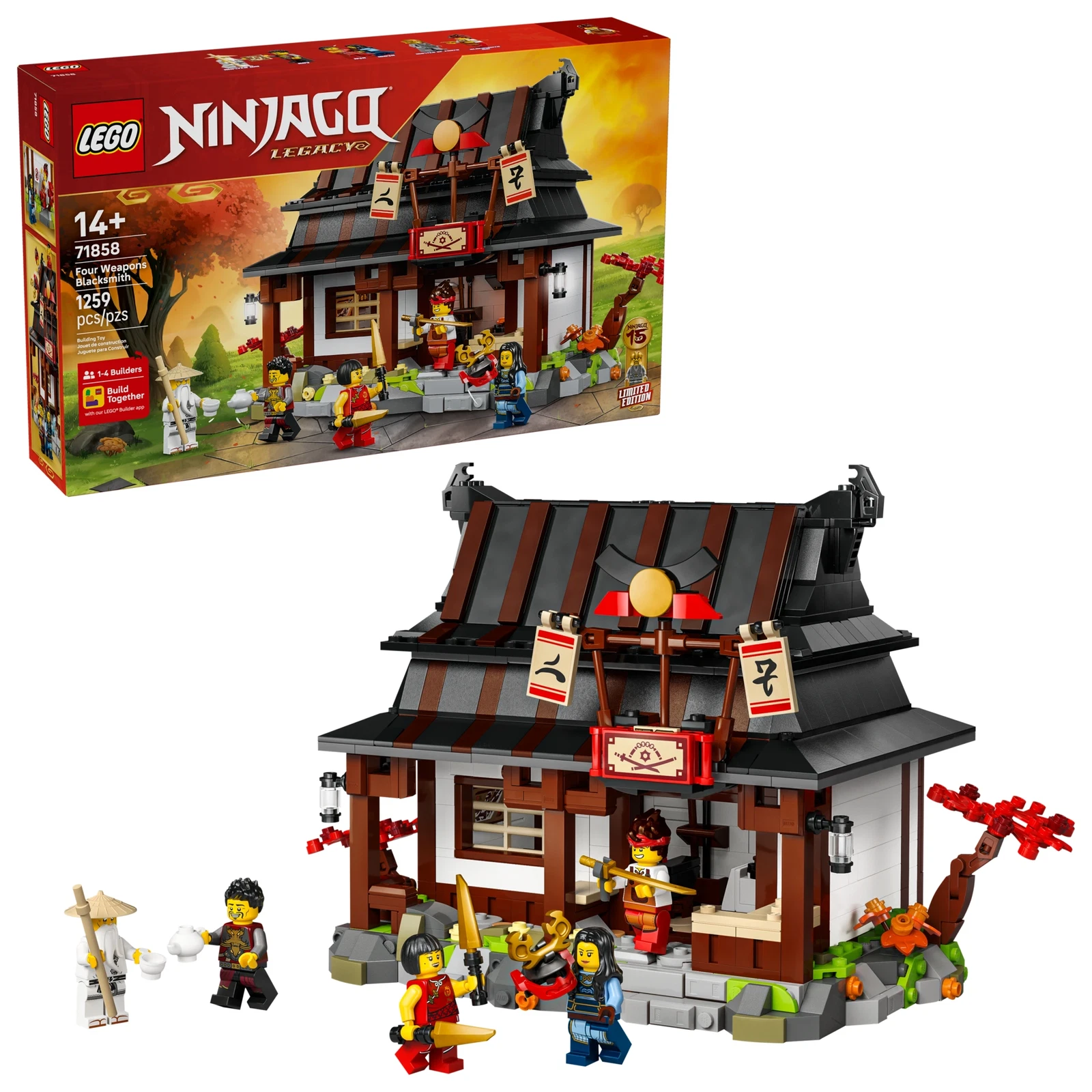 LEGO® NINJAGO® 15-jähriges Jubiläum der Vier-Waffen-Schmiede 71858 (1/13) LEGO® NINJAGO® 15-jähriges Jubiläum der Vier-Waffen-Schmiede 71858 (1/13)