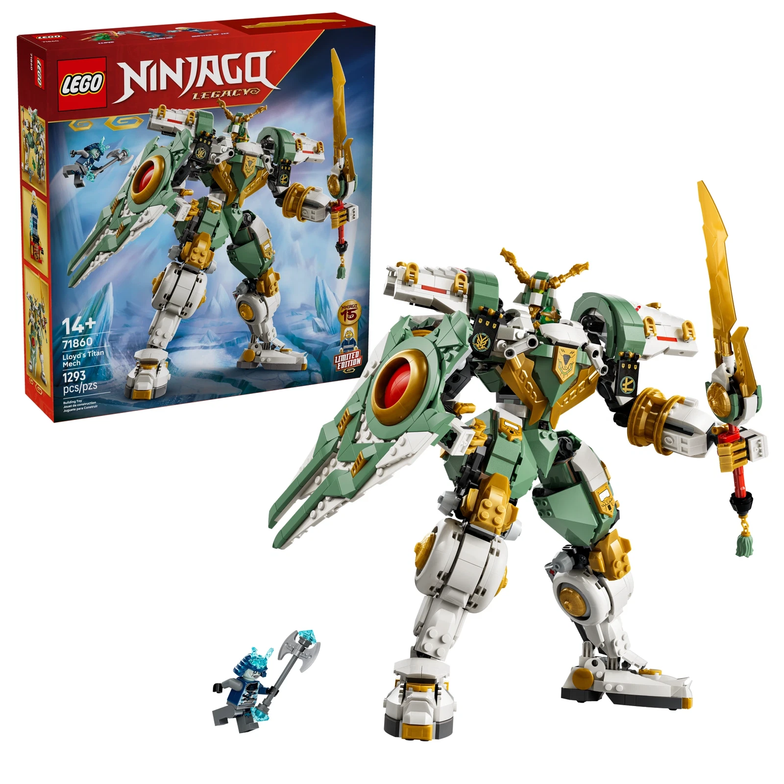 LEGO® NINJAGO® 15-jarig jubileum: Lloyds reusachtige mecha 71860 (1/3) LEGO® NINJAGO® 15-jarig jubileum: Lloyds reusachtige mecha 71860 (1/3)
