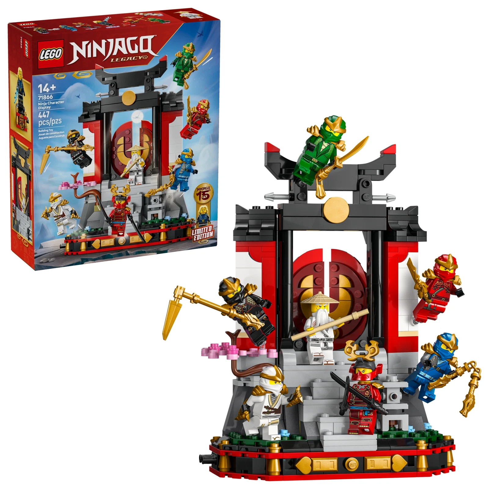 LEGO® NINJAGO® 15-jarig jubileum: Display met ninjapersonages 71866 (1/11) LEGO® NINJAGO® 15-jarig jubileum: Display met ninjapersonages 71866 (1/11)