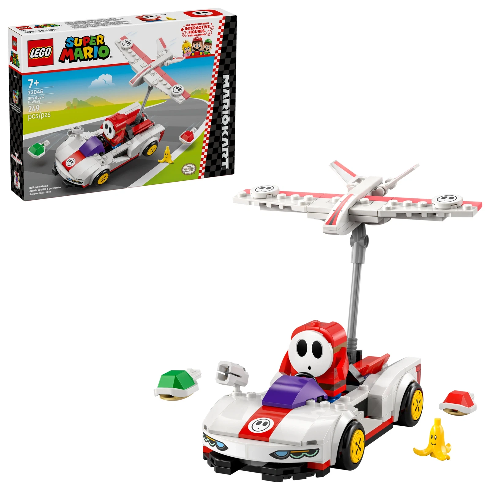 LEGO® Super Mario™ Mario Kart - Shy Guy in de Vleugelflitser 72045 (1/13) LEGO® Super Mario™ Mario Kart - Shy Guy in de Vleugelflitser 72045 (1/13)