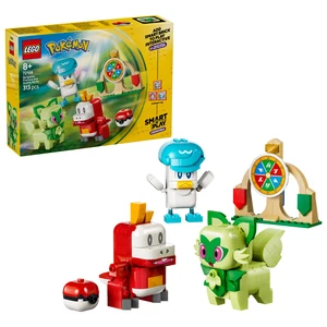 LEGO® Pokémon SMART Play: Combat entre Poussacha, Chochodile et Coiffeton 72158
