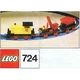 Diesel Locomotive with Crane Wagon and Tipper Wagon 724 thumbnail-0
