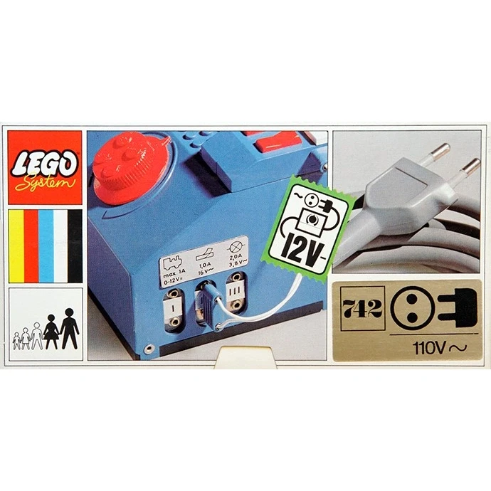 LEGO® Trains 12v Transformer 742 (1/1) LEGO® Trains 12v Transformer 742 (1/1)