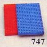 LEGO® Basic Baseplates, Red and Blue 747 (1/1)