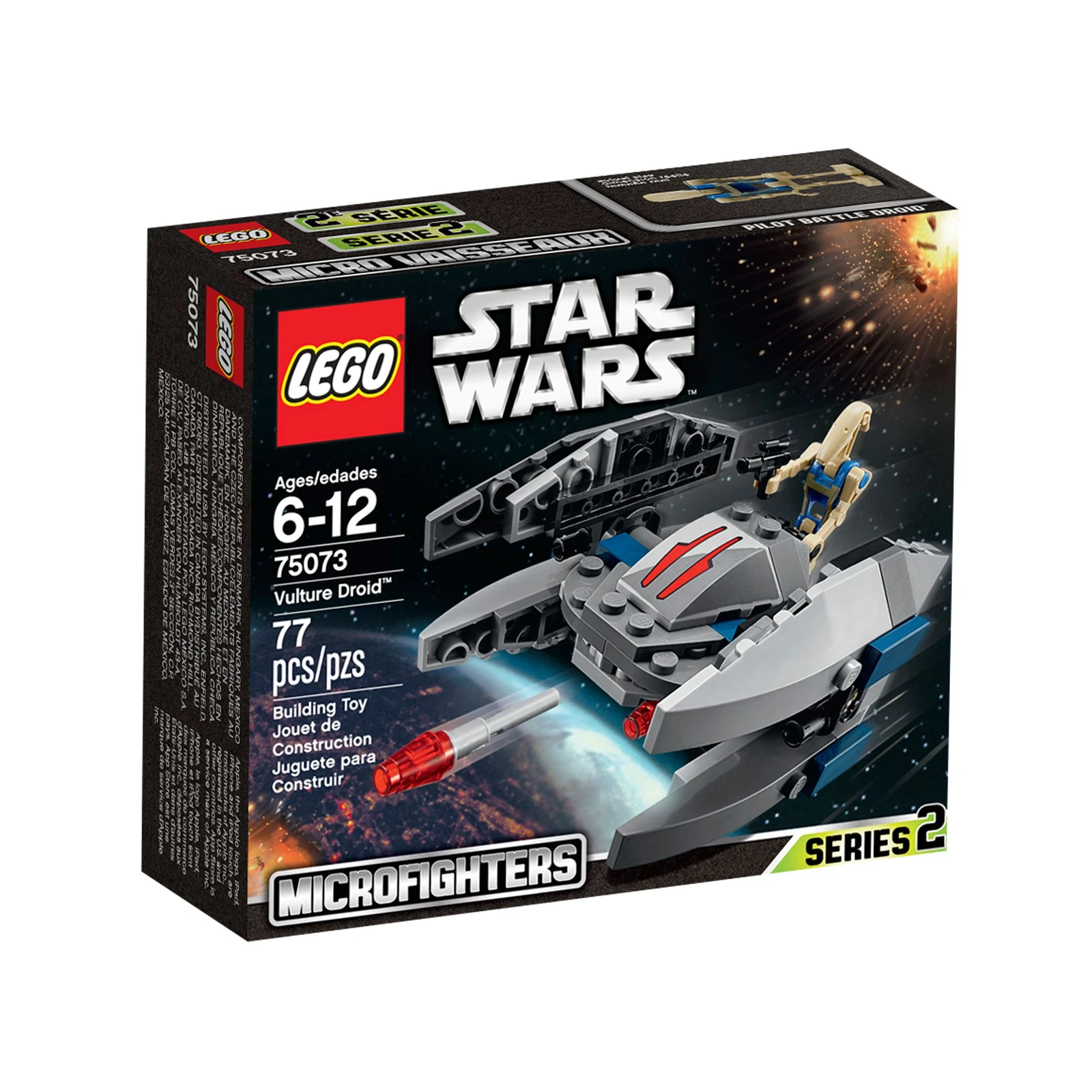 LEGO® Star Wars™ Vulture Droid Microfighter 75073 (1/5) LEGO® Star Wars™ Vulture Droid Microfighter 75073 (1/5)