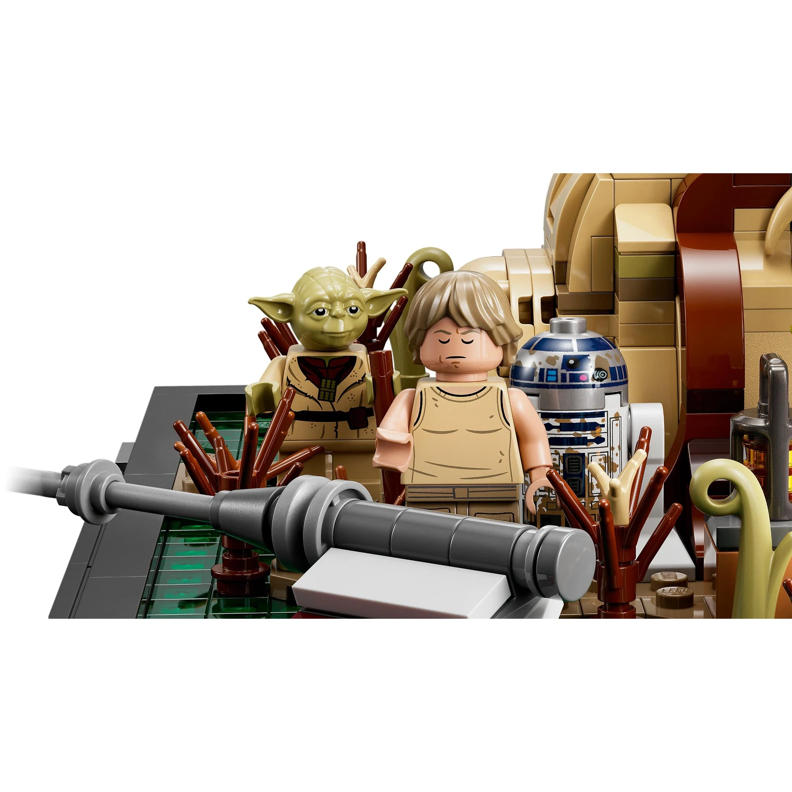 LEGO® Diorama de l'entraînement Jedi sur Dagobah 75330 | 🇫🇷 Comparaison  des prix, image size:1600x1600