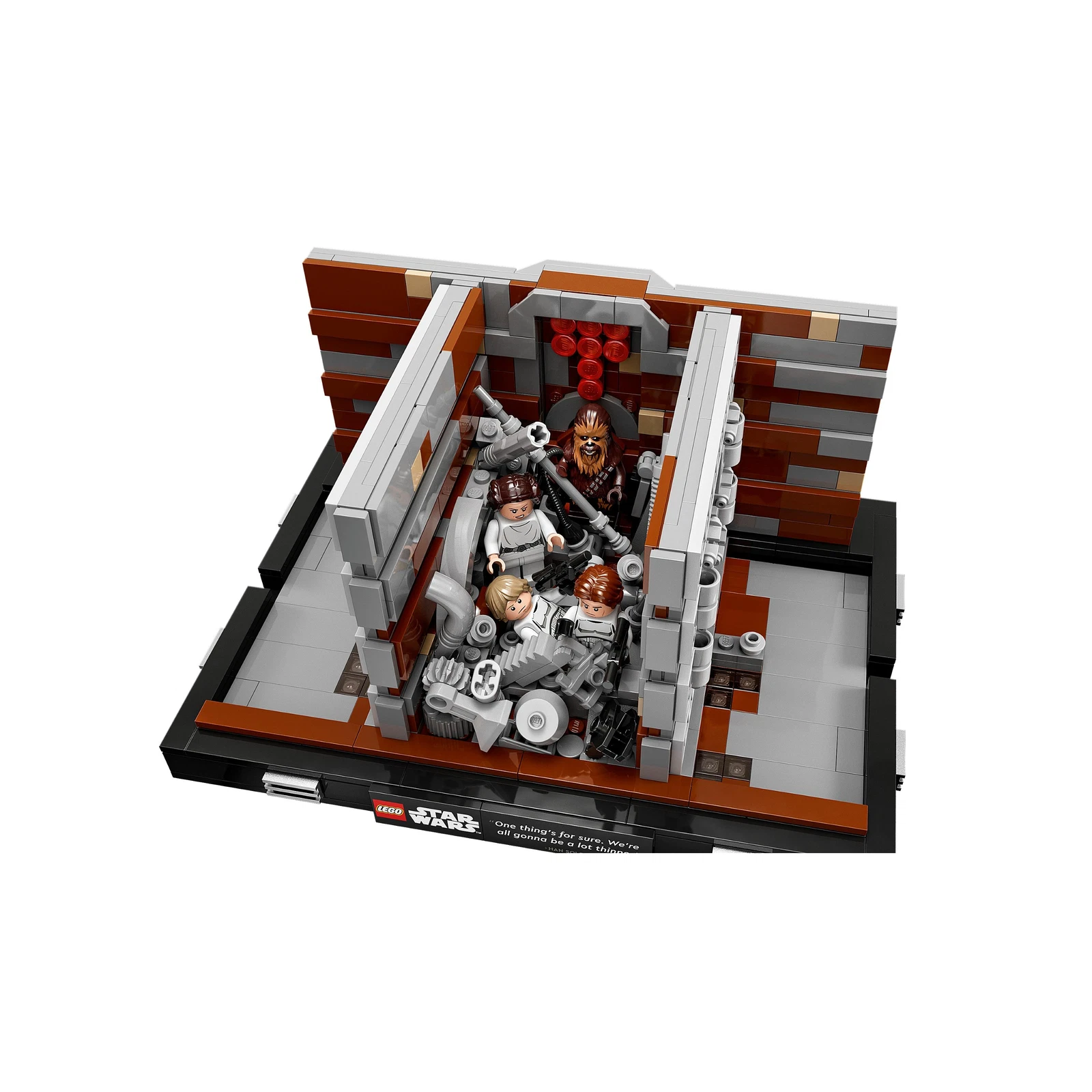 Y ᩚ LEGO Star Wars 75339 Death Star Diorama with Leia, Chewbacca