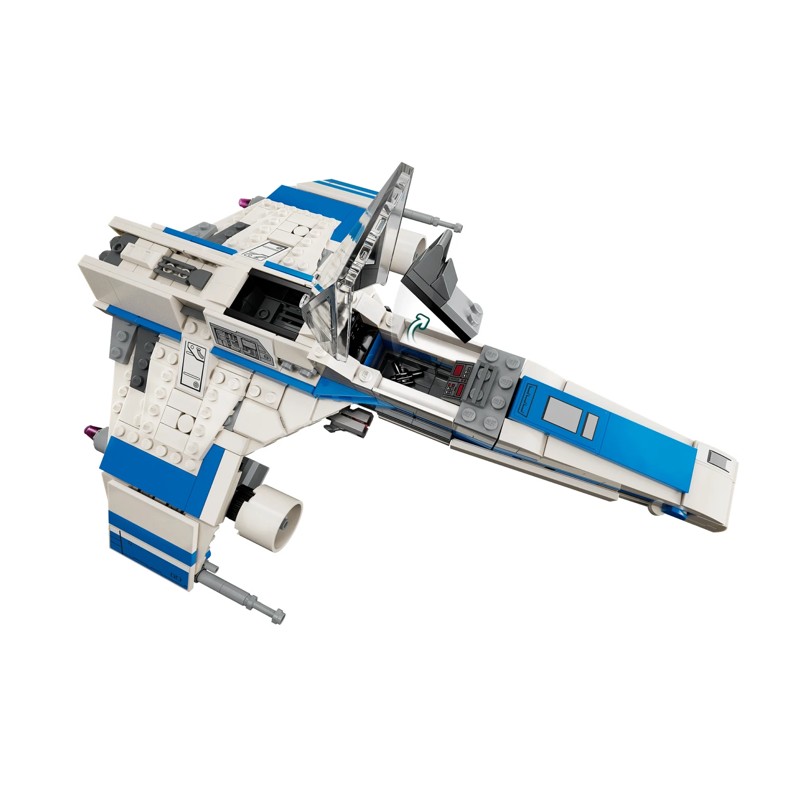 ▻ Review: LEGO Star Wars 75364 New Republic E-wing vs. Shin