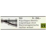 LEGO® Trains Automatic Right Electric Switch 753 (1/1) LEGO® Trains Automatic Right Electric Switch 753 (1/1)