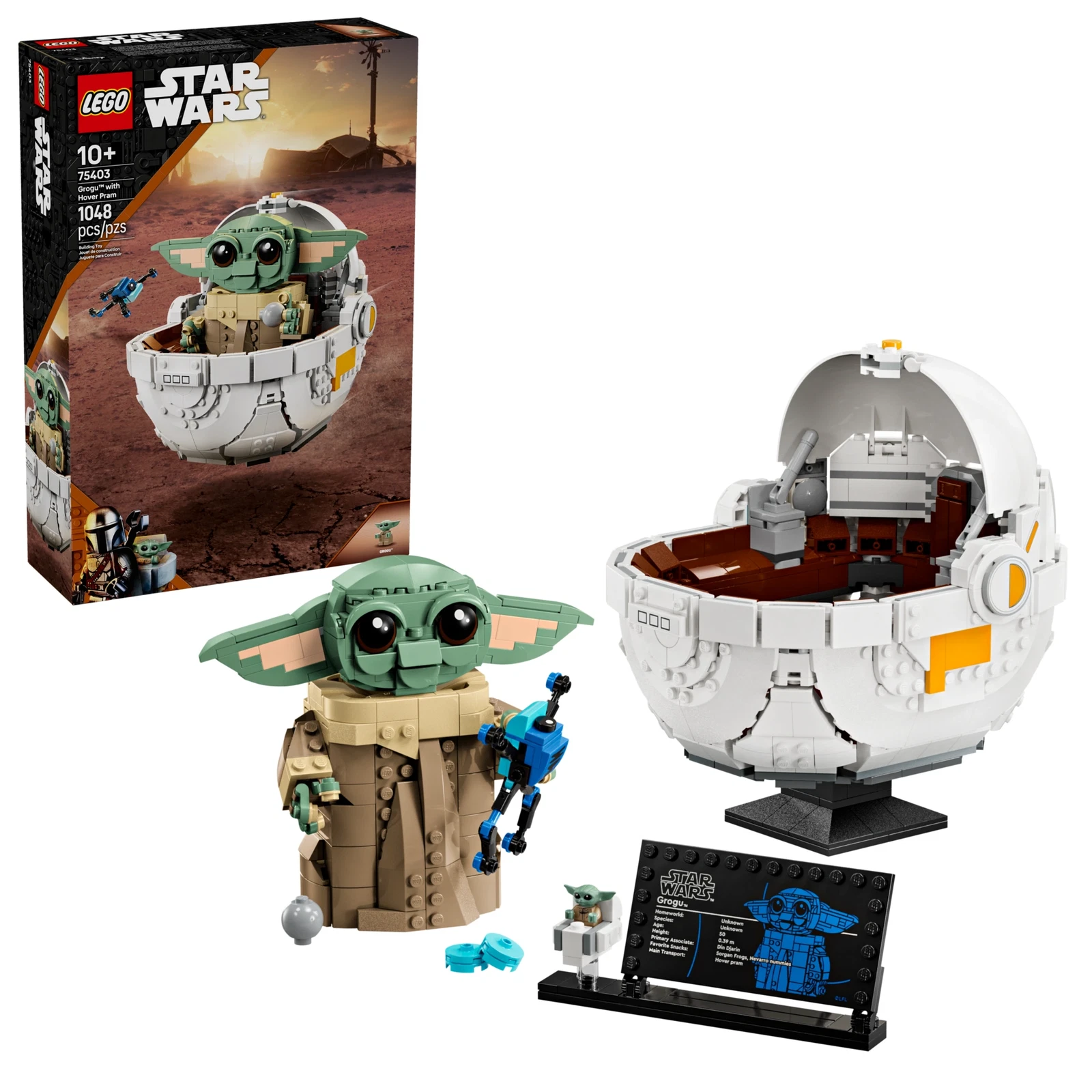 LEGO® Star Wars™ Grogu met zweefkinderwagen 75403 (1/10) LEGO® Star Wars™ Grogu met zweefkinderwagen 75403 (1/10)