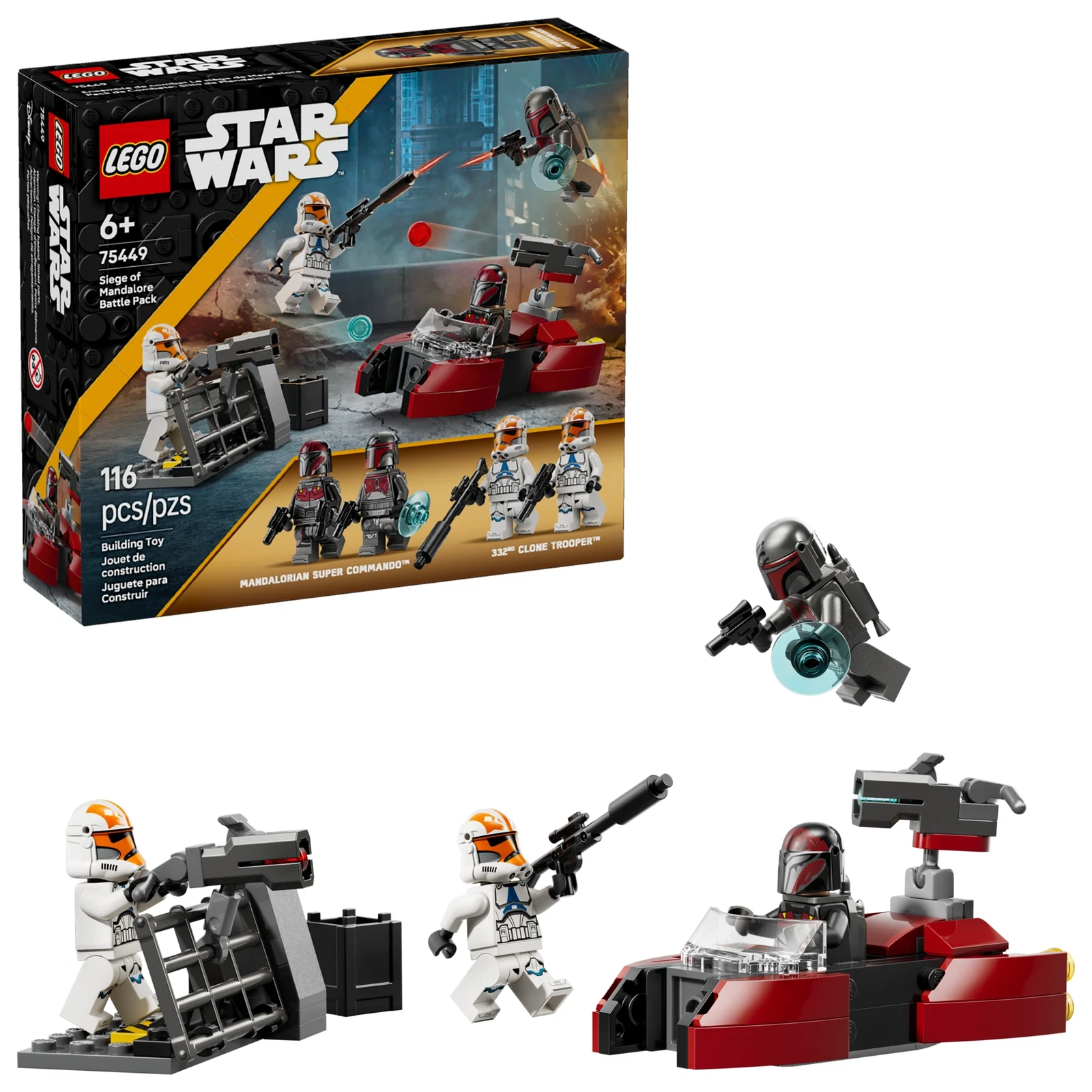 LEGO® Star Wars™ Siege of Mandalore Battle Pack 75449 (1/9) LEGO® Star Wars™ Siege of Mandalore Battle Pack 75449 (1/9)