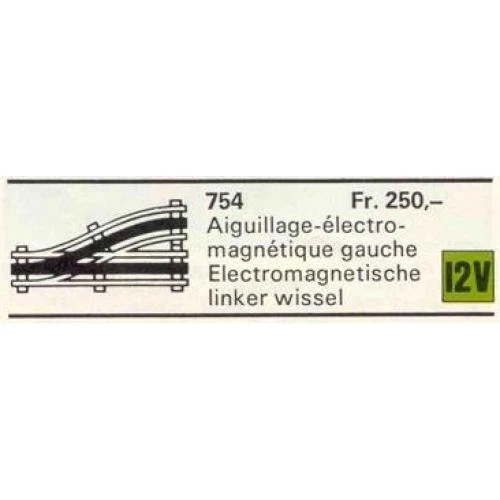 LEGO® Trains Automatic Left Electric Switch 754 (1/1) LEGO® Trains Automatic Left Electric Switch 754 (1/1)