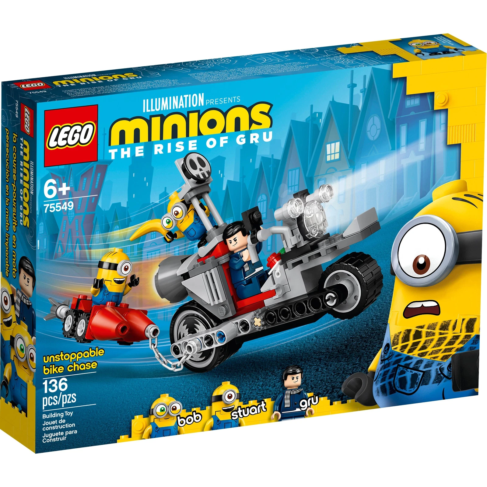 LEGO® Minions: The Rise of Gru Unstoppable Bike Chase 75549 (1/11) LEGO® Minions: The Rise of Gru Unstoppable Bike Chase 75549 (1/11)