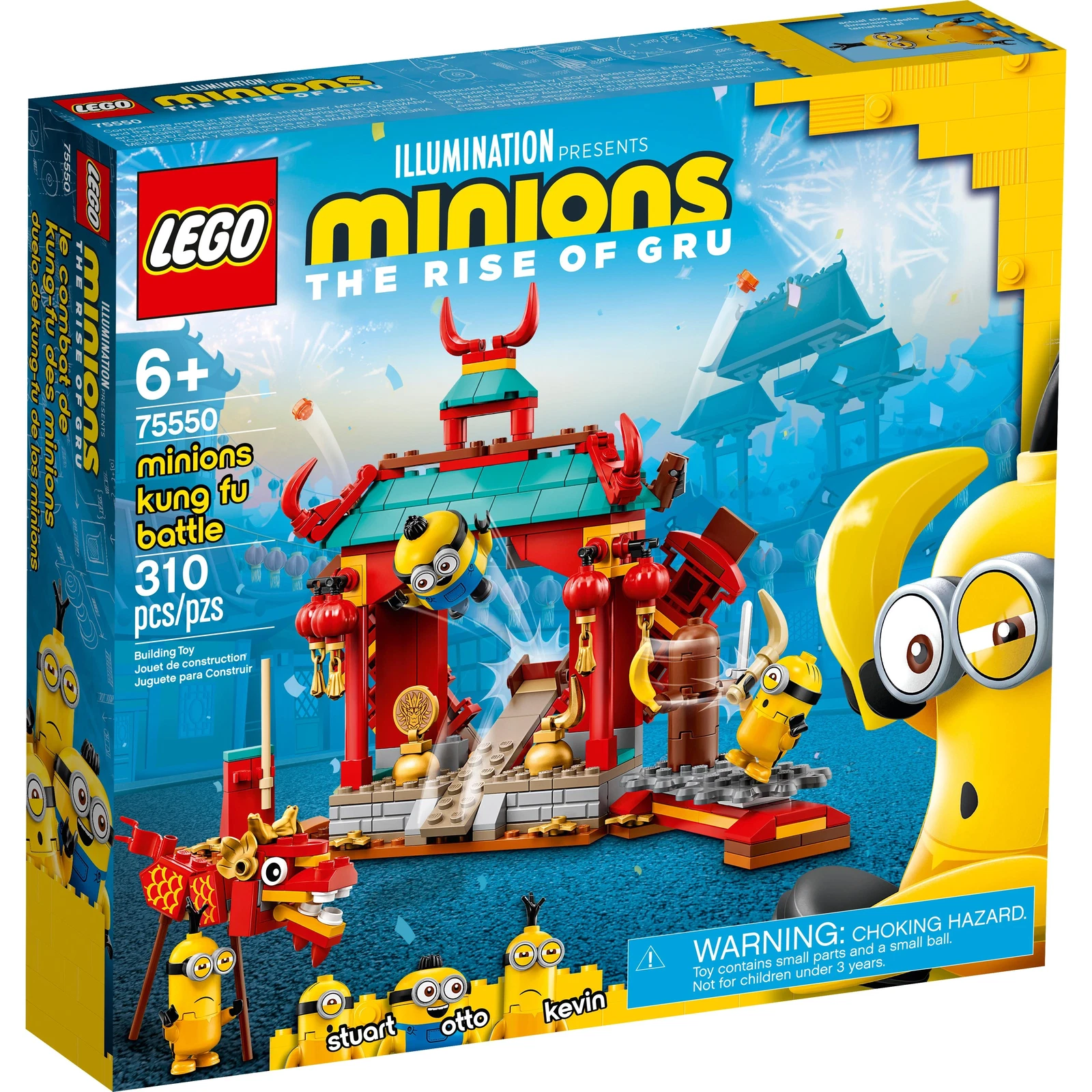 LEGO® Minions: The Rise of Gru Minions kungfugevecht 75550 (1/11) LEGO® Minions: The Rise of Gru Minions kungfugevecht 75550 (1/11)