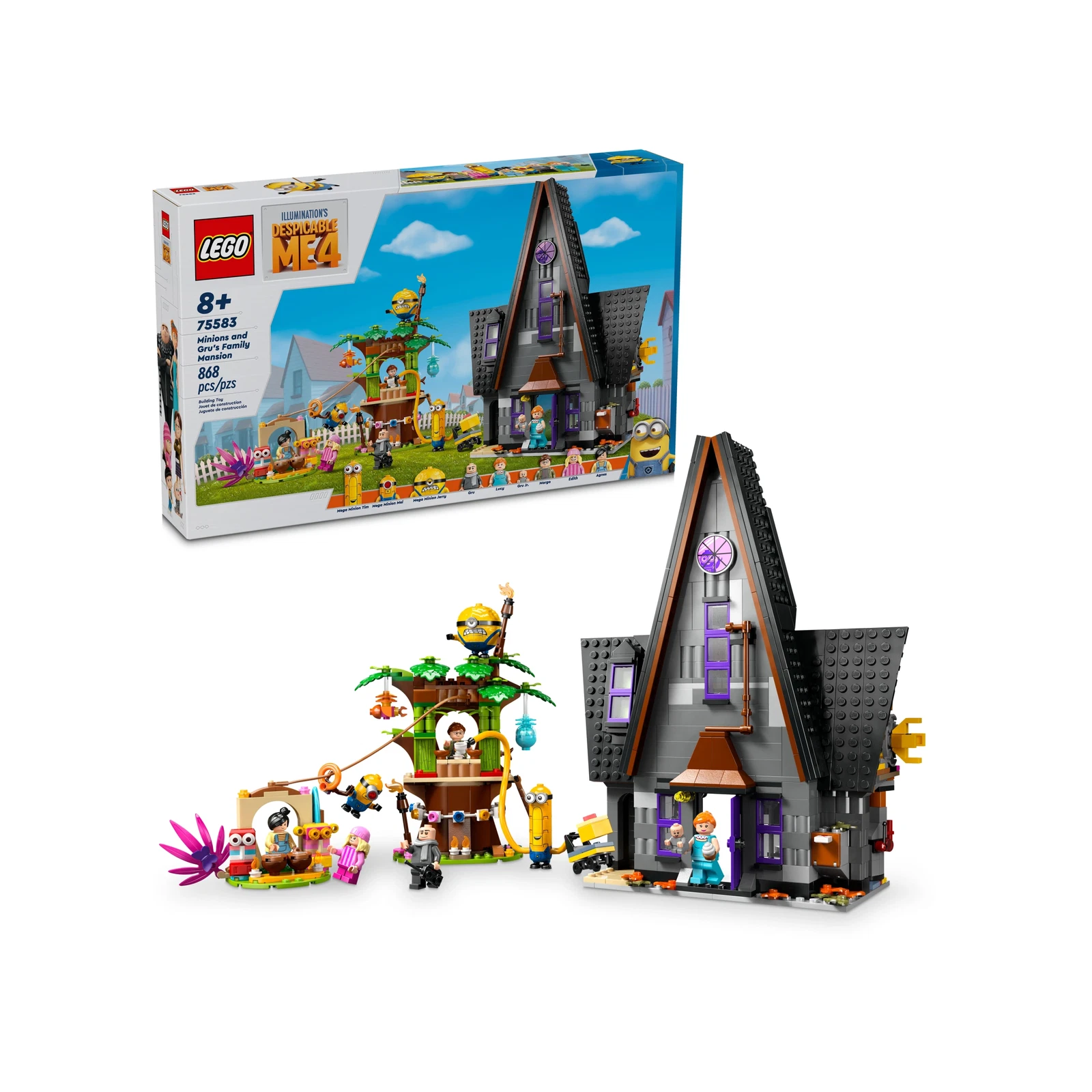 LEGO® Despicable Me Le manoir familial des Minions et de Gru 75583 (1/10) LEGO® Despicable Me Le manoir familial des Minions et de Gru 75583 (1/10)