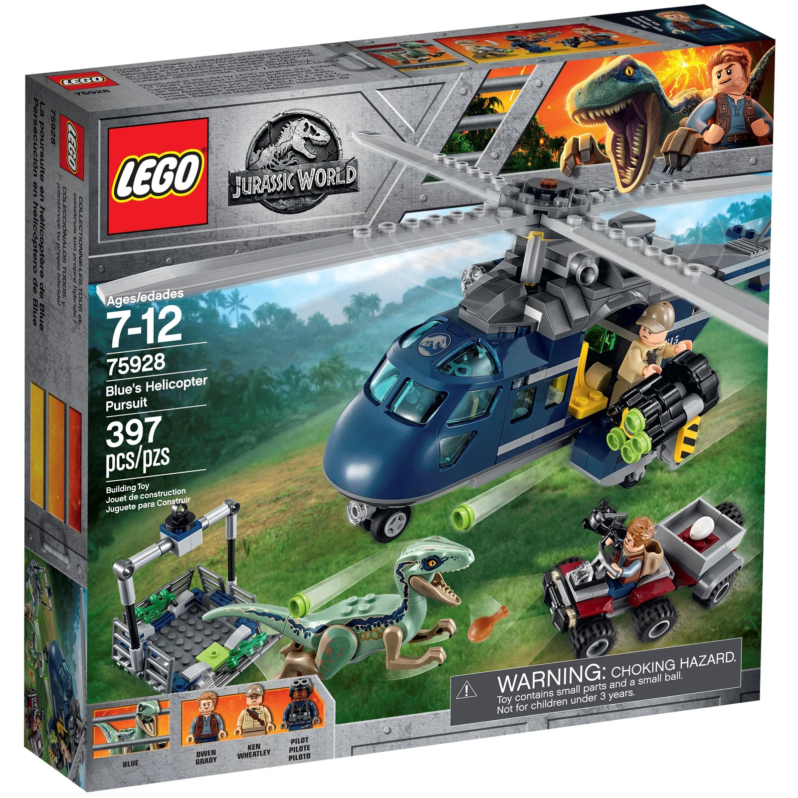 LEGO® Jurassic World™ Blue's Hubschrauber-Verfolgungsjagd 75928 (1/12) LEGO® Jurassic World™ Blue's Hubschrauber-Verfolgungsjagd 75928 (1/12)