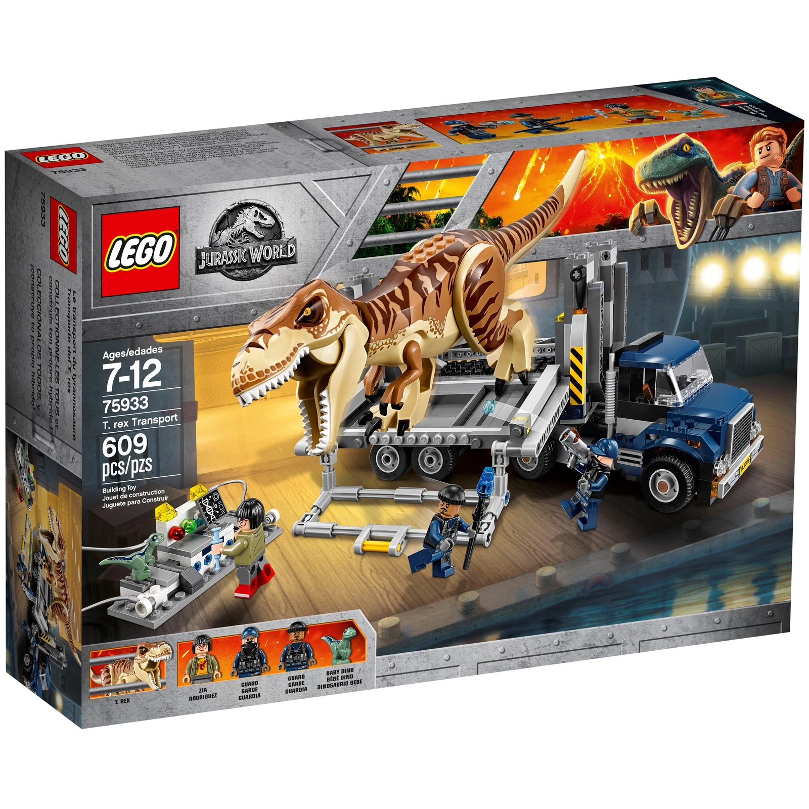 LEGO® Jurassic World™ T. rex Transport 75933 (1/8) LEGO® Jurassic World™ T. rex Transport 75933 (1/8)
