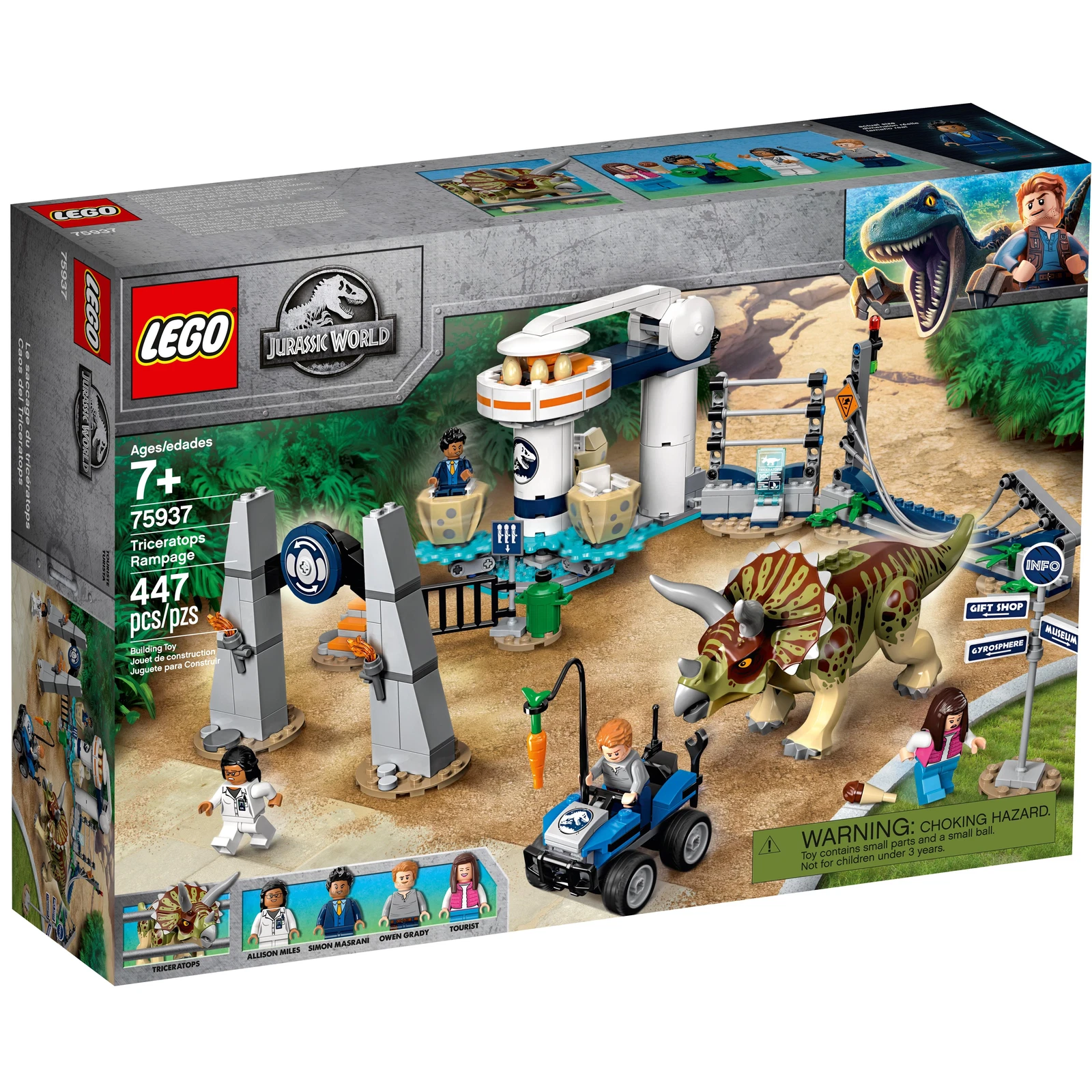 LEGO® Jurassic World™ Triceratops-Randale 75937 (1/7) LEGO® Jurassic World™ Triceratops-Randale 75937 (1/7)