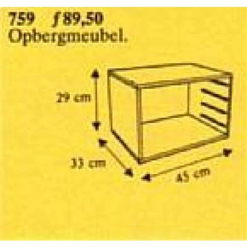LEGO® Gear Storage Cabinet 759 (1/1) LEGO® Gear Storage Cabinet 759 (1/1)