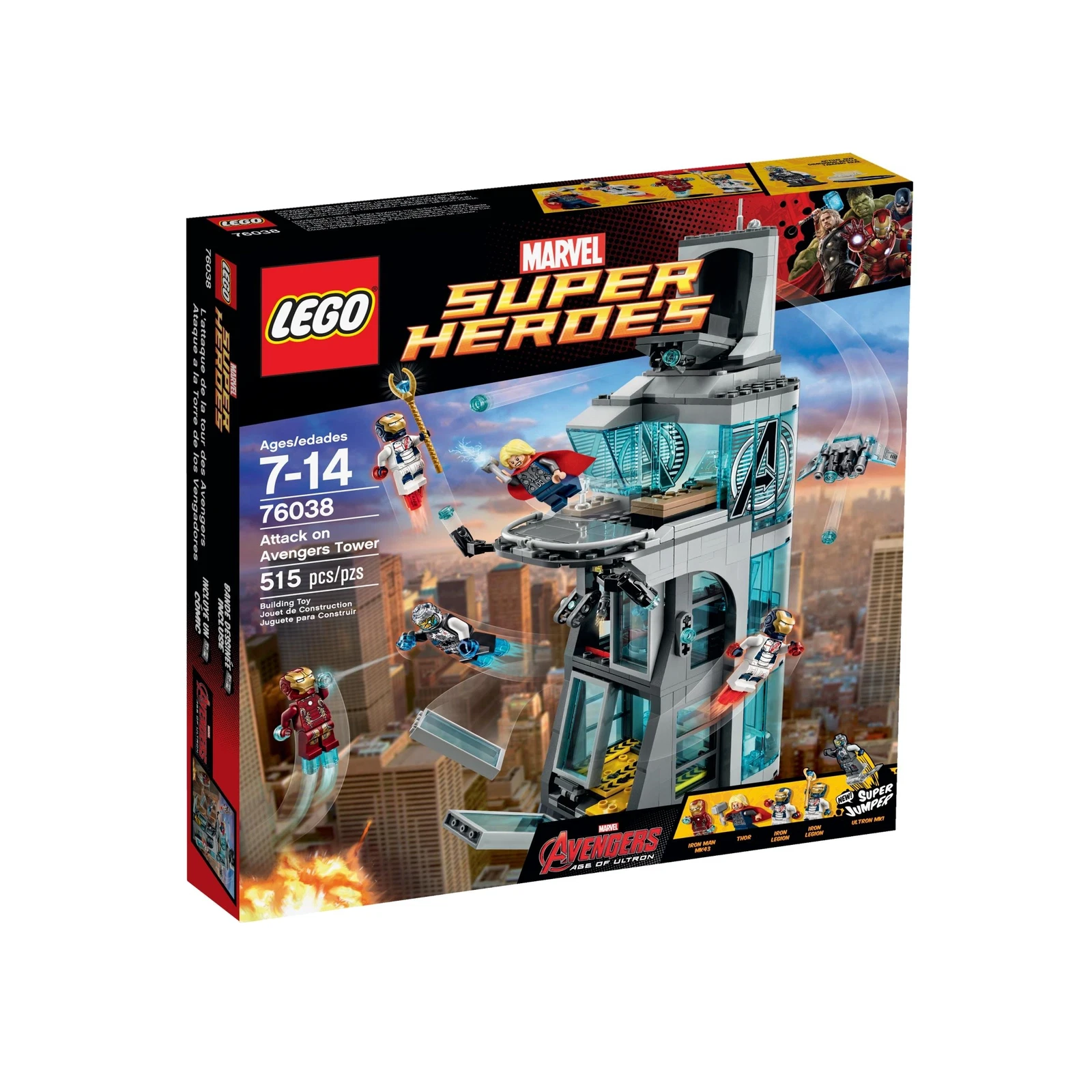 LEGO® Marvel Super Heroes Überfall auf den Avengers Tower 76038 (1/2) LEGO® Marvel Super Heroes Überfall auf den Avengers Tower 76038 (1/2)