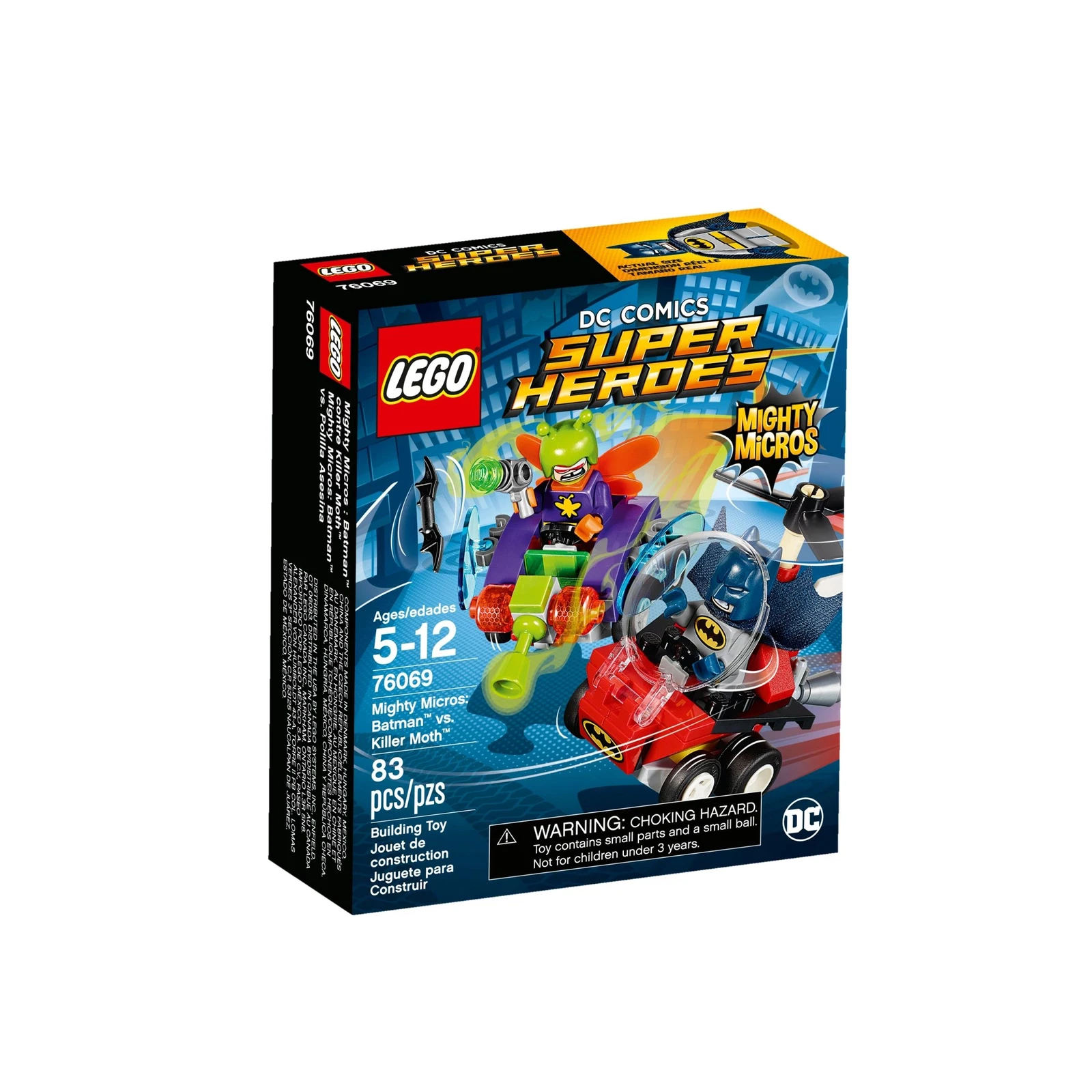 LEGO® DC Comics Super Heroes Mighty Micros : Batman contre Killer Moth 76069 (1/7) LEGO® DC Comics Super Heroes Mighty Micros : Batman contre Killer Moth 76069 (1/7)