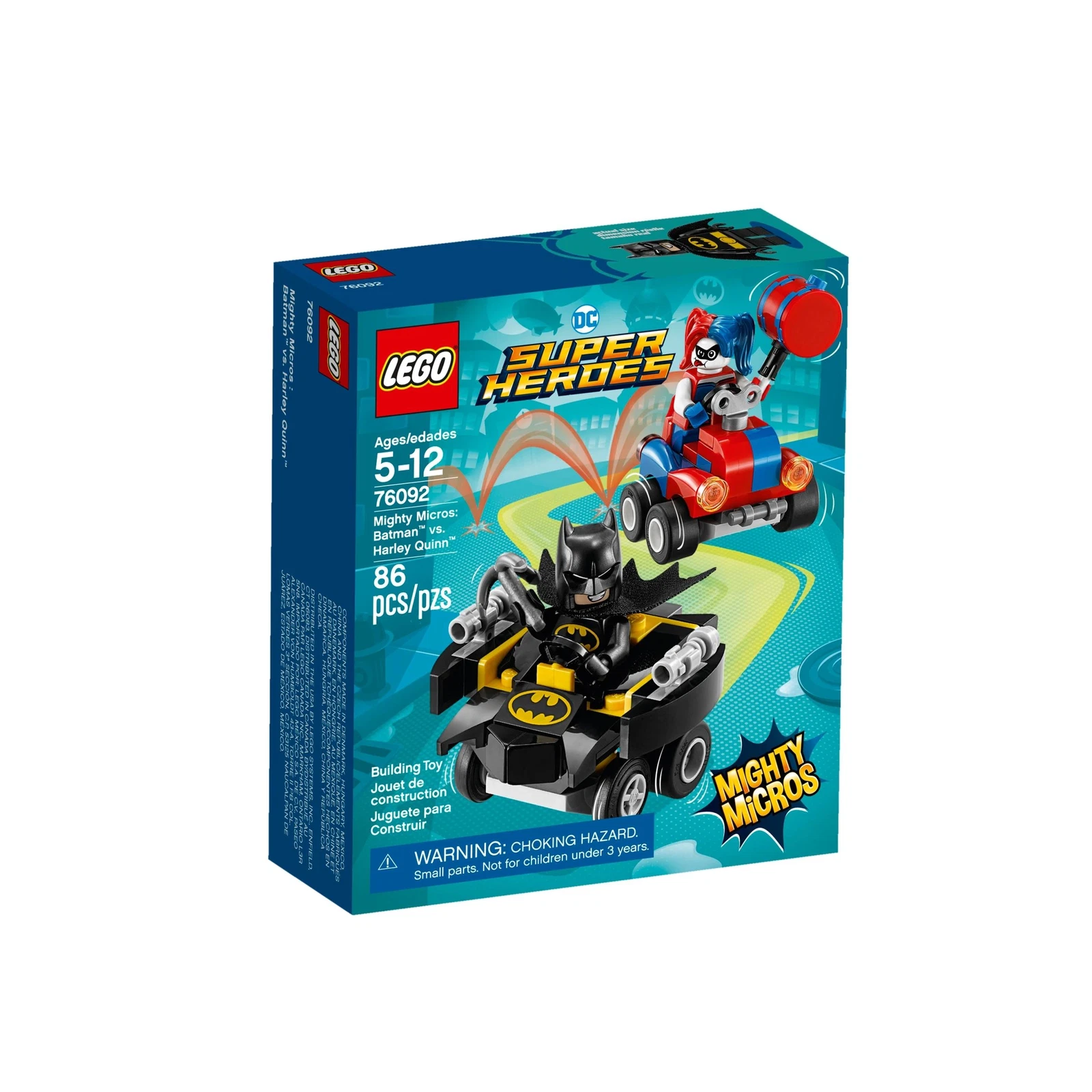 LEGO® DC Comics Super Heroes Mighty Micros: Batman™ vs. Harley Quinn™ 76092 (1/7) LEGO® DC Comics Super Heroes Mighty Micros: Batman™ vs. Harley Quinn™ 76092 (1/7)