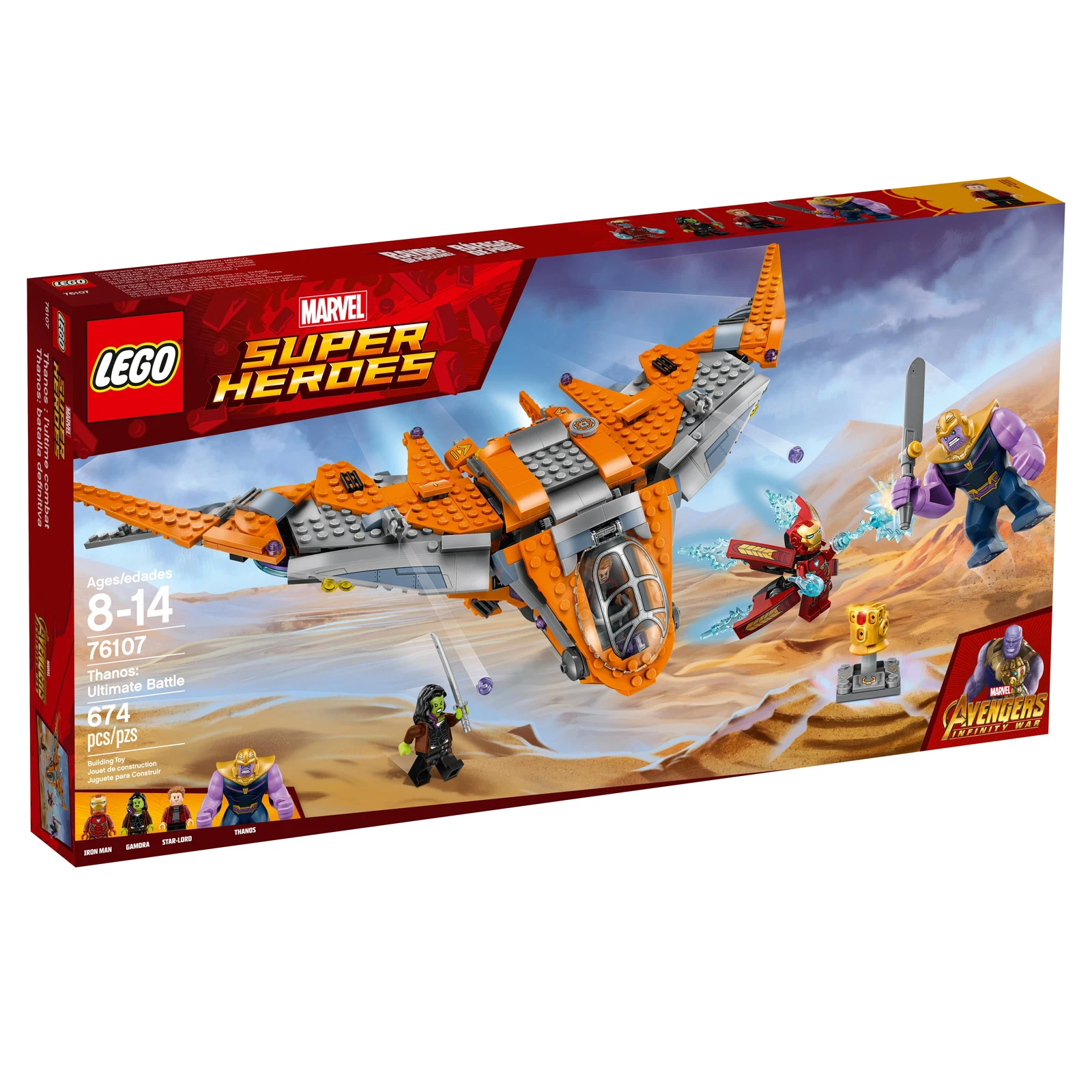 LEGO® Marvel Super Heroes Thanos: Das ultimative Gefecht 76107 (1/10) LEGO® Marvel Super Heroes Thanos: Das ultimative Gefecht 76107 (1/10)