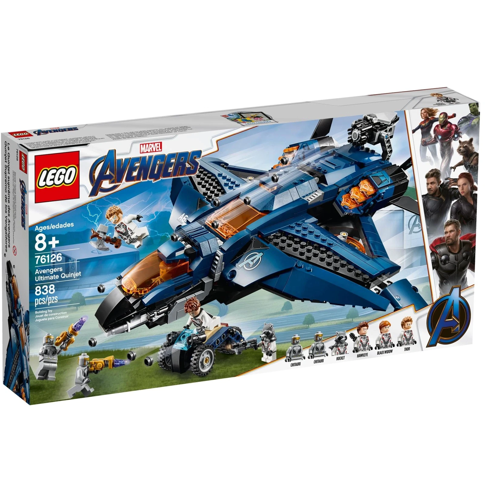 LEGO® Marvel Super Heroes Ultimativer Avengers-Quinjet 76126 (1/10) LEGO® Marvel Super Heroes Ultimativer Avengers-Quinjet 76126 (1/10)