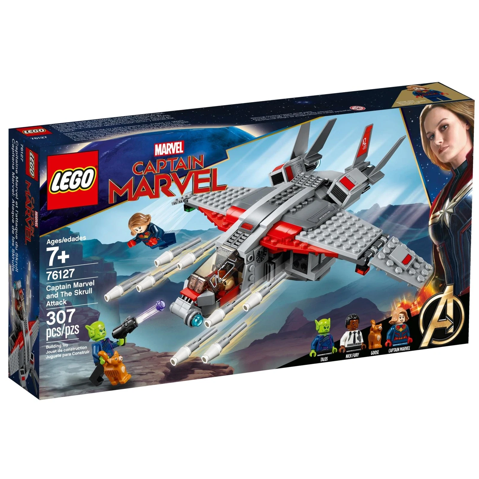 LEGO® Marvel Super Heroes Captain Marvel et l'attaque du Skrull 76127 (1/11) LEGO® Marvel Super Heroes Captain Marvel et l'attaque du Skrull 76127 (1/11)