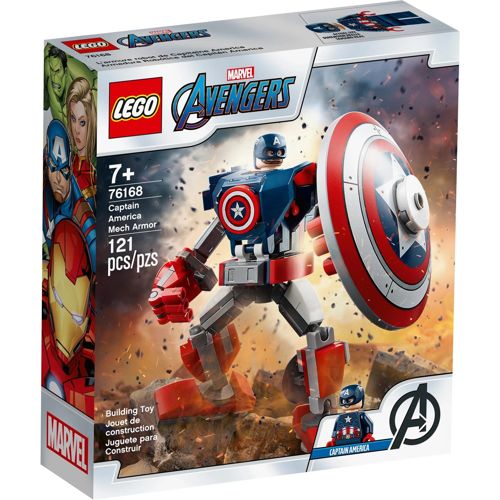 LEGO® Marvel Super Heroes Captain America Mech 76168 (1/7) LEGO® Marvel Super Heroes Captain America Mech 76168 (1/7)