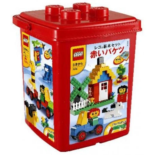 LEGO® Bricks and More Basic Red Bucket 7616 (1/1) LEGO® Bricks and More Basic Red Bucket 7616 (1/1)