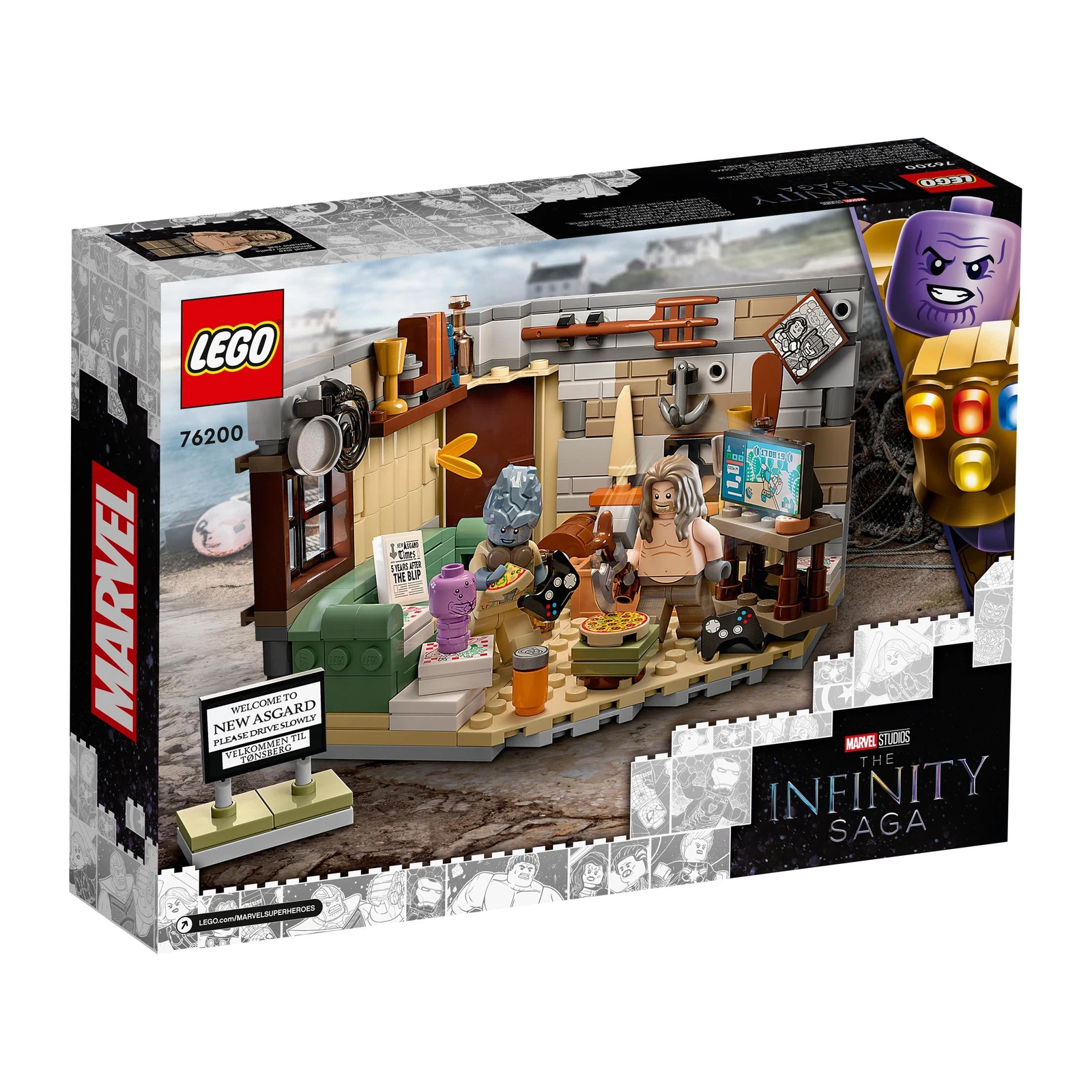 LEGO® 76200 Bro Thor's New Asgard – market value $29.04
